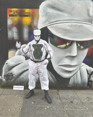 Robot with Mural 